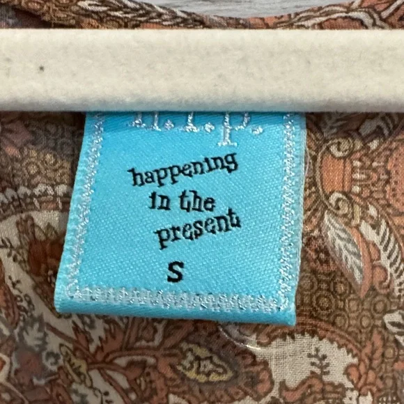 H.I.P. Lightweight Paisley Kimono Cardigan - Brown & Cream - Picture 3 of 6